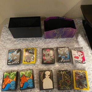 TCG ELITE TRAINER BOX Card Sleeves (10 packages & Box